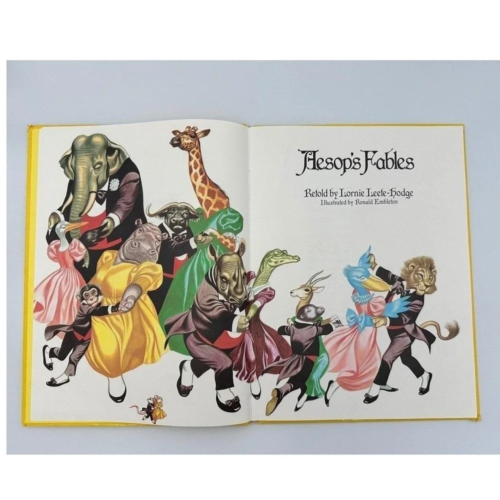 AESOP'S FABLES Hardcover by‎ Lornie Leetie-Hodge 1985 Hamlyn Publishing